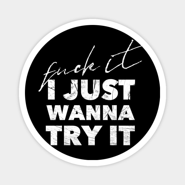 TRY IT Magnet by Cossack Land Merch